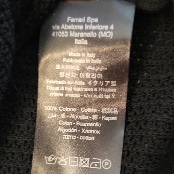 Scuderia Ferrari Black and White Zip-Up Sweater Women's XL NWT - Picture 7 of 8